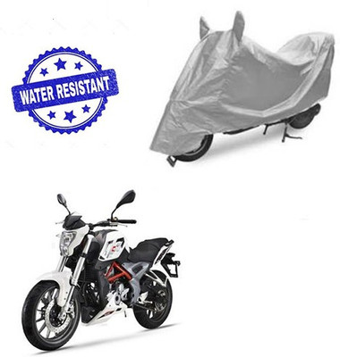 saanvi Two Wheeler Cover for DSK Benelli(TNT 25, Silver)
