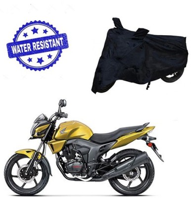 Feel heaven Two Wheeler Cover for Honda(CB Trigger, Black)