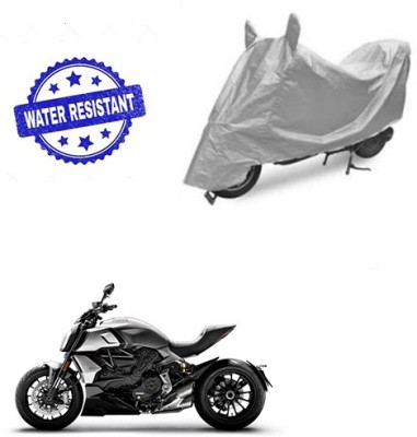 Pecko Two Wheeler Cover for Ducati(Diavel, Silver)