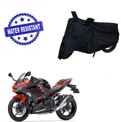 Feel heaven Two Wheeler Cover for Kawasaki(Ninja 250, Black)