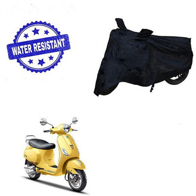 Feel heaven Two Wheeler Cover for Piaggio(Vespa SXL, Black)