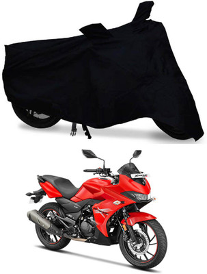 Amozkart Two Wheeler Cover for Hero(Xtreme 200S, Black)
