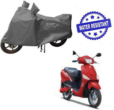 THE REAL ARV Waterproof Two Wheeler Cover for Hero(E Scoot, Grey)