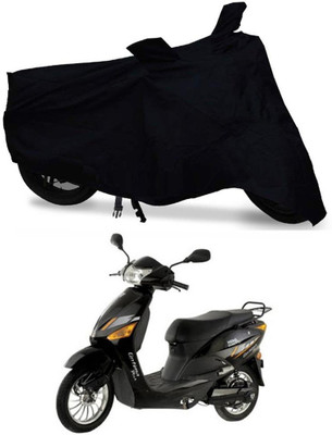 KPIND Two Wheeler Cover for Hero Electric(Electric Zippy, Black)
