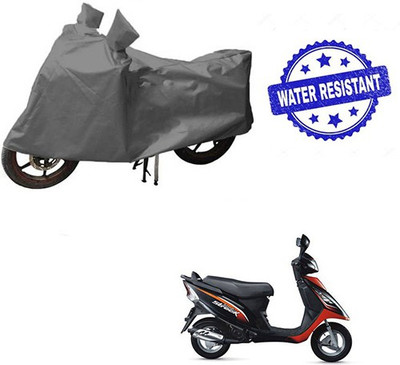 HYBRIDS COLLECTION Waterproof Two Wheeler Cover for TVS(Streek, Grey)