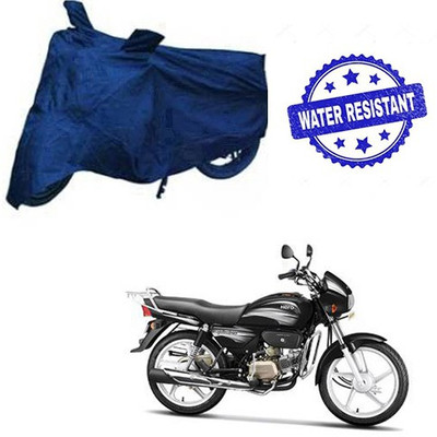 RPSENTTERPR Waterproof Two Wheeler Cover for Hero(Splendor Plus, Blue)