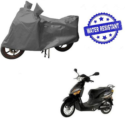 THE REAL ARV Waterproof Two Wheeler Cover for Hero(Electric Zippy, Grey)