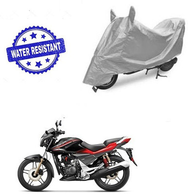 Feel heaven Two Wheeler Cover for Honda(CBZ Extreme, Silver)