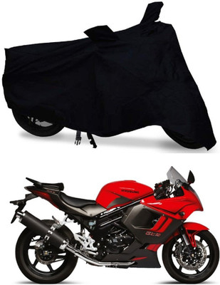 AUTOCAD Waterproof Two Wheeler Cover for Hyosung(GT650R, Black)