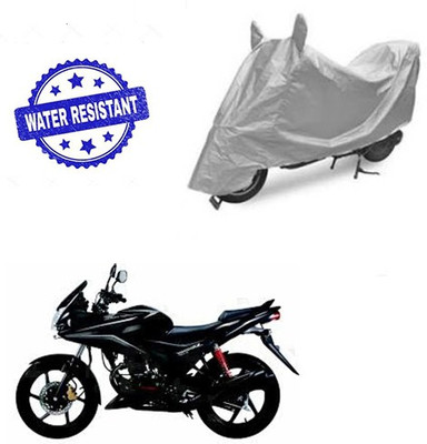 Feel heaven Two Wheeler Cover for Honda(CBF Stunner, Silver)