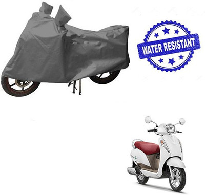 RPSENTTERPR Waterproof Two Wheeler Cover for Suzuki(Access, Grey)