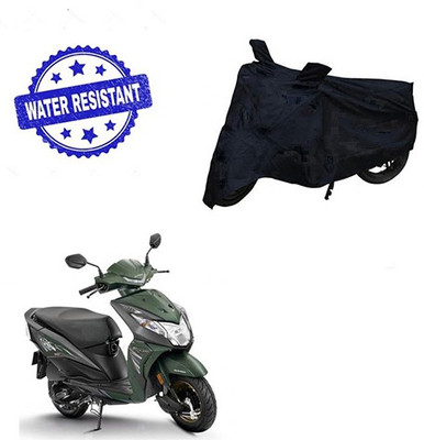 Pecko Two Wheeler Cover for Honda(Dio, Black)