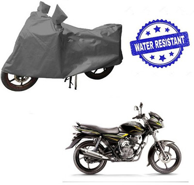 HYBRIDS COLLECTION Waterproof Two Wheeler Cover for Bajaj(Discover 100 DTS-i, Grey)
