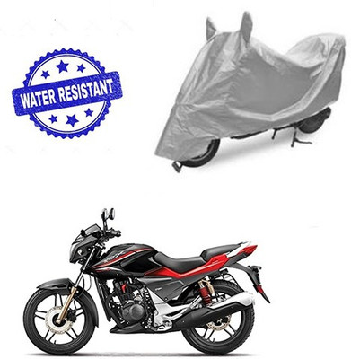 Atulit enterprises Two Wheeler Cover for Hero(CBZ Extreme, Silver)