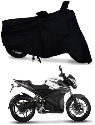 Amozkart Two Wheeler Cover for Bajaj(Electric, Black)