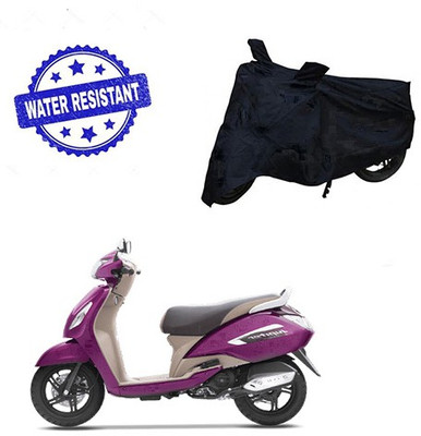 Feel heaven Two Wheeler Cover for TVS(Jupiter, Black)