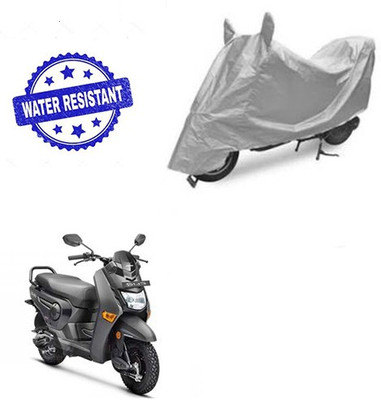 saanvi Two Wheeler Cover for Honda(Cliq, Silver)