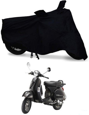 Amozkart Two Wheeler Cover for LML(Star Euro, Black)