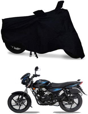 HYBRIDS COLLECTION Two Wheeler Cover for Bajaj(Discover 125 DTS-i, Black)