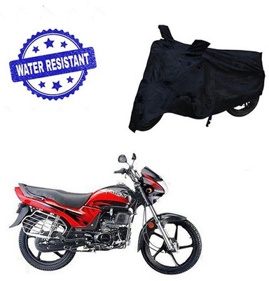 Feel heaven Two Wheeler Cover for Honda(Passion Plus, Black)