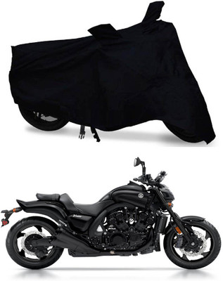 HYBRIDS COLLECTION Two Wheeler Cover for Yamaha(VMAX, Black)
