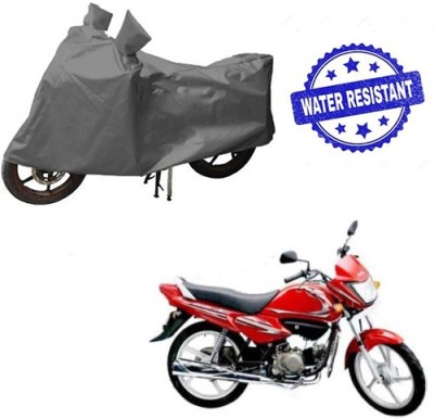 HYBRIDS COLLECTION Waterproof Two Wheeler Cover for Hero(Splendor NXG, Grey)