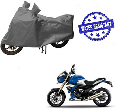 RPSENTTERPR Waterproof Two Wheeler Cover for Mahindra(MOJO XT 300, Grey)