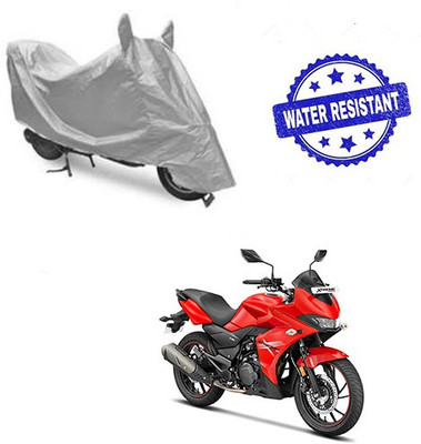 Feel heaven Two Wheeler Cover for Hero(Xtreme, Silver)