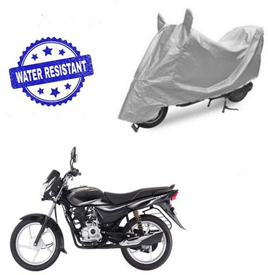 Atulit enterprises Two Wheeler Cover for Bajaj(Platina 100 DTS-i, Silver)