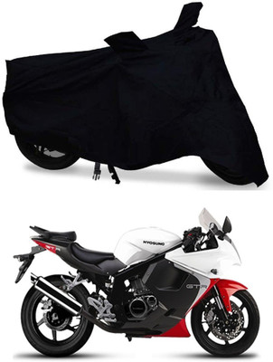 HYBRIDS COLLECTION Two Wheeler Cover for Hyosung(GT250R, Black)