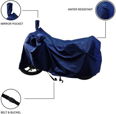 Rajiz Two Wheeler Cover for Universal For Bike(Pheonix, Blue)