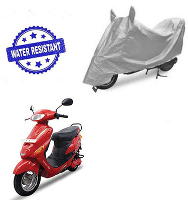 saanvi Two Wheeler Cover for Hero(E Sprint, Silver)