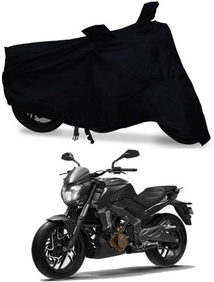 HYBRIDS COLLECTION Two Wheeler Cover for Bajaj(Dominar, Black)