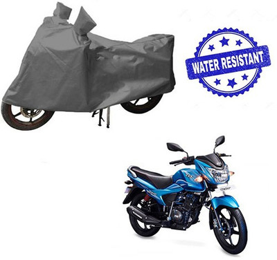 HYBRIDS COLLECTION Waterproof Two Wheeler Cover for TVS(Victor New, Grey)