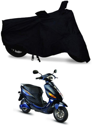 HYBRIDS COLLECTION Two Wheeler Cover for Hero Electric(Electric Cruz, Black)