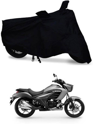 Amozkart Two Wheeler Cover for Suzuki(Intruder, Black)