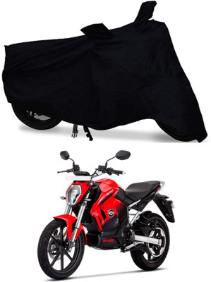 HYBRIDS COLLECTION Two Wheeler Cover for Revolt(RV 400, Black)