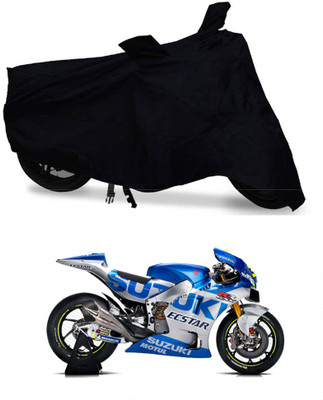 KPIND Waterproof Two Wheeler Cover for Suzuki(GSX, Black)