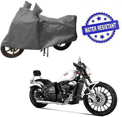 HYBRIDS COLLECTION Waterproof Two Wheeler Cover for FAB Regal Raptor(Daytona 350, Grey)