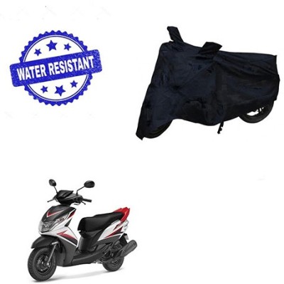 Feel heaven Two Wheeler Cover for Yamaha(Ray Z, Black)