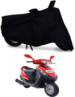HYBRIDS COLLECTION Two Wheeler Cover for Mahindra(Flyte, Black)