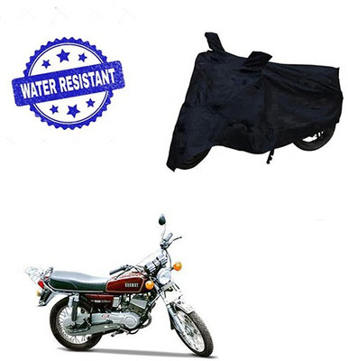 Feel heaven Two Wheeler Cover for Yamaha(RX 100, Black)