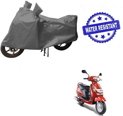 HYBRIDS COLLECTION Waterproof Two Wheeler Cover for Mahindra(Duro DZ, Grey)