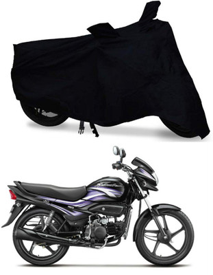 Amozkart Waterproof Two Wheeler Cover for Hero(Super Splendor, Black)