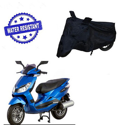 Pecko Two Wheeler Cover for Bajaj(Sunny, Black)