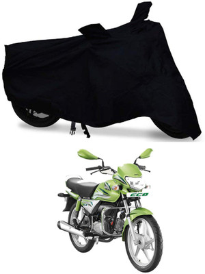 Mdstar Two Wheeler Cover for Hero(HF Deluxe Eco, Black)