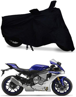 THE REAL ARV Waterproof Two Wheeler Cover for Yamaha(YZF R15 S, Black)