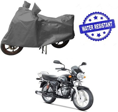 THE REAL ARV Waterproof Two Wheeler Cover for Bajaj(Boxer, Grey)