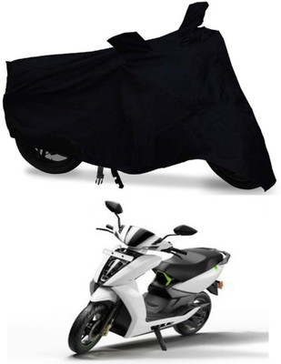 Amozkart Two Wheeler Cover for 22Motors(Flow, Black)