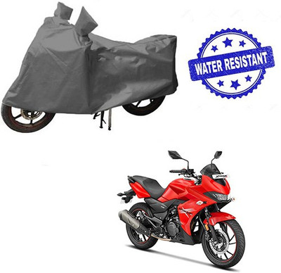 HYBRIDS COLLECTION Waterproof Two Wheeler Cover for Hero(Xtreme, Grey)